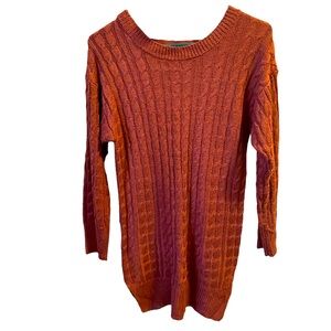 Purplesnow knit sweater with cut out and lace up back
